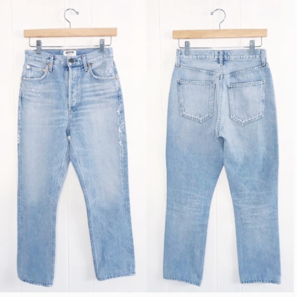 Agolde Denim - agolde RILEY HIGH RISE STRAIGHT CROP